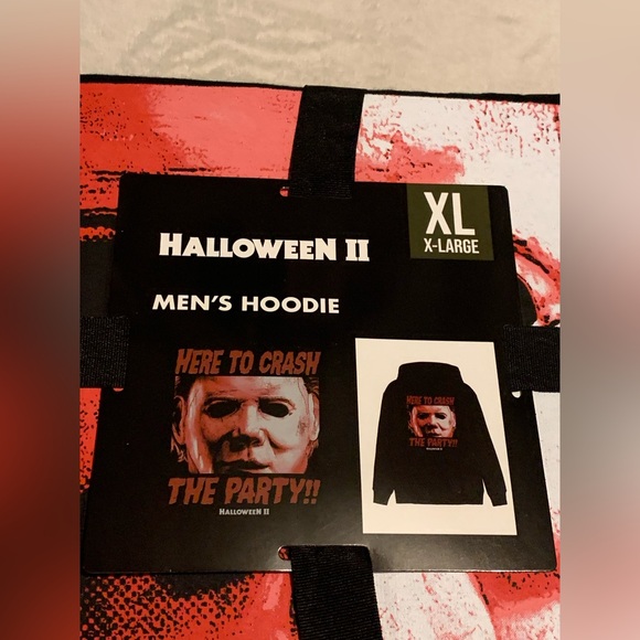 Halloween Black XL Hooded Sweatshirt - Picture 2 of 3